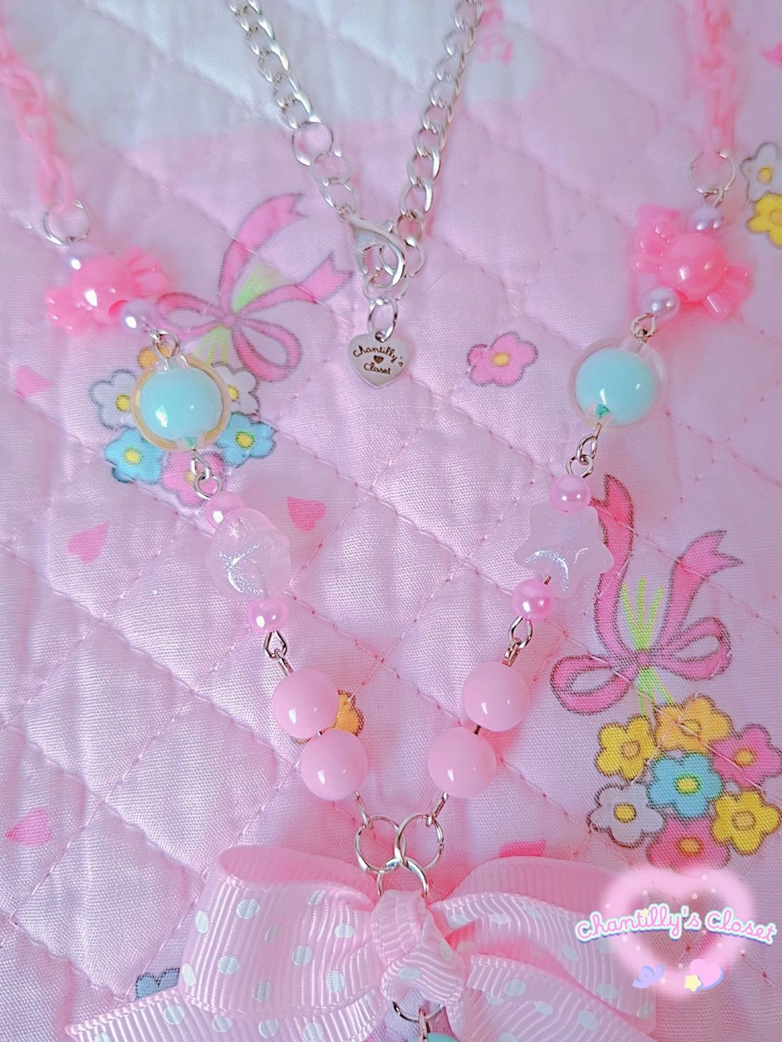 Hars ketting met Mint Fairy kei speelsterrenhanger – photo 3